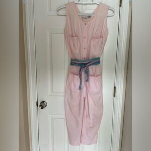 Pink jumpsuit/romper size M